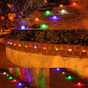 Waterproof Solar LED Underground Ground Light for Outdoor Paths Gardens and Lawns