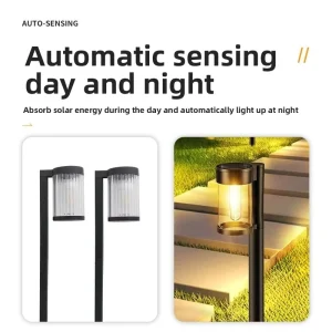 Waterproof Solar Lawn Light Decoration for Villa Courtyard Garden Sidewalk Outdoor LED Landscape Pathway Lamp