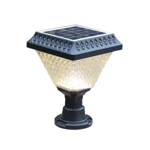 Waterproof Solar Pillar Light Modern LED Outdoor Wall IP65 1 Year Warranty Multi Color High CRI 80 30000 Hours
