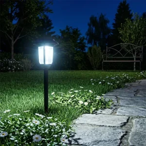 Waterproof Solar Powered Outdoor Garden LED Landscape Pathway Lights for Yard Patio Lawn Driveway