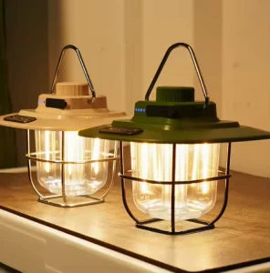 Waterproof Stepless Dimming Camping Lamp USB Camp Tent Light