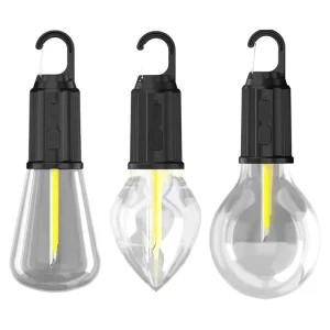 Waterproof Tungsten LED Outdoor Camping Bulb Light Portable Hanging TYPE-C Rechargeable Tent Bulb Lantern