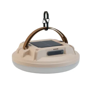 Waterproof UFO Tent Lantern, Portable Hanging Rechargeable Solar Camping Lamp
