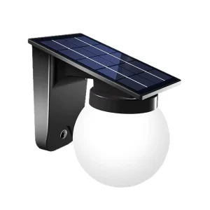 Waterproof Villa Courtyard Patio Terrace Gate Outdoor Solar Pillar Wall Light