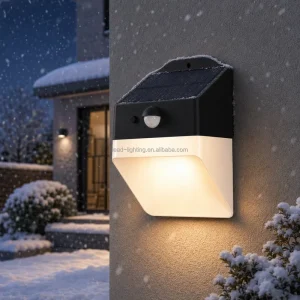 Weatherproof Solar Wall Light Outdoor IP65 High-Lumen PIR Auto On/Off for Courtyard Pathway Rural Area Use