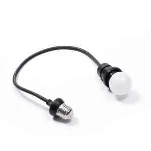 Wendadeco 1M 2M E27 Dropper E27 Screw Wire Festoon Lights Outdoor Lamp Holder E27 Wire Led Festival Lights