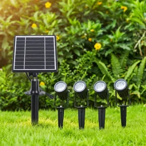 Western Style IP65 Aluminum LED Garden Light Outdoor Waterproof Lawn Solar Landscape Battery Power Supply Light Sensor 6W 9W 12W