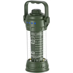 White Yellow Red Three-Light-Source LED Camping Lamp Long Battery Life Rechargeable