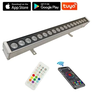 Wi-Fi App Controlled LED Wall Washer with Wireless Dimming 2.4GHz Remote YY-XQ4057