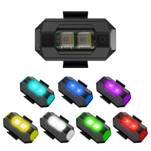 Wireless LED Strobe Warning Light for Drones, Lorries, Aircraft, Cranes, SUVs, Motorcycles, and Camping