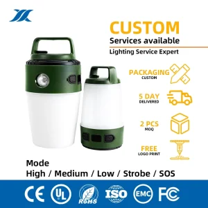 Y301-Y302 Outdoor Rechargeable Multifunctional Portable Handheld Plastic Camping Light