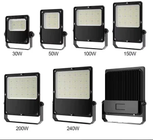 YOUWIN 30W LED Flood Light Energy Saving IP66 Waterproof 130lm w Stadium Aluminum High Bright 5 Year Warranty Dimmable 50000