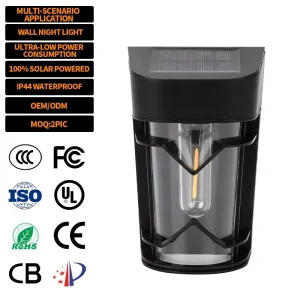 Yard COB Decorative Design 600mAh Warm Yellow Outdoor Solar Garden Light