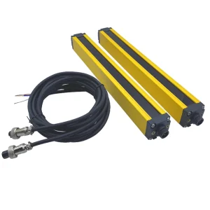 Yellow Safety Light Barrier Sensor 3m Distance Safety Beam Sensor Quick Response Body Protection Light Curtain Sensors