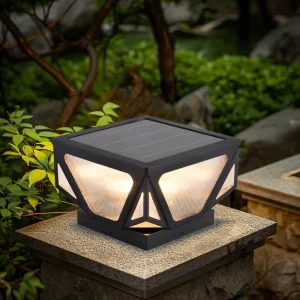 ZOMI Modern Pillar Lamp IP65 Waterproof E27 LED Solar Light 5W 12W Outdoor Landscape Lighting for Garden Yard Decoration