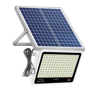 ZX 500W Ultra-Bright IP66 Waterproof LED Solar Flood Light ABS Housing 2700K Soft Warm White CRI 80 50000 Hours Outdoor Lighting