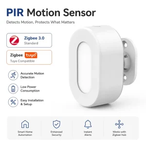 Zigbee 3.0 Tuya PIR Motion Sensor Wireless Curtain Detector Human Movement Sensor for Smart Home Security Alarm System OEM