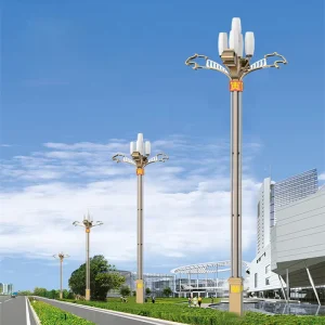 high quality glass lamp shape pole conventional street light Modern luxury garden lamp street lamp