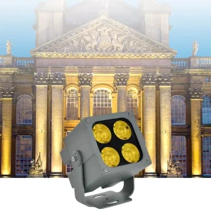 ultra Bright Waterproof Outdoor Landscape Spotlight IP65 Narrow Beam Angle 4*5w Building Facade Led Flood Lighting